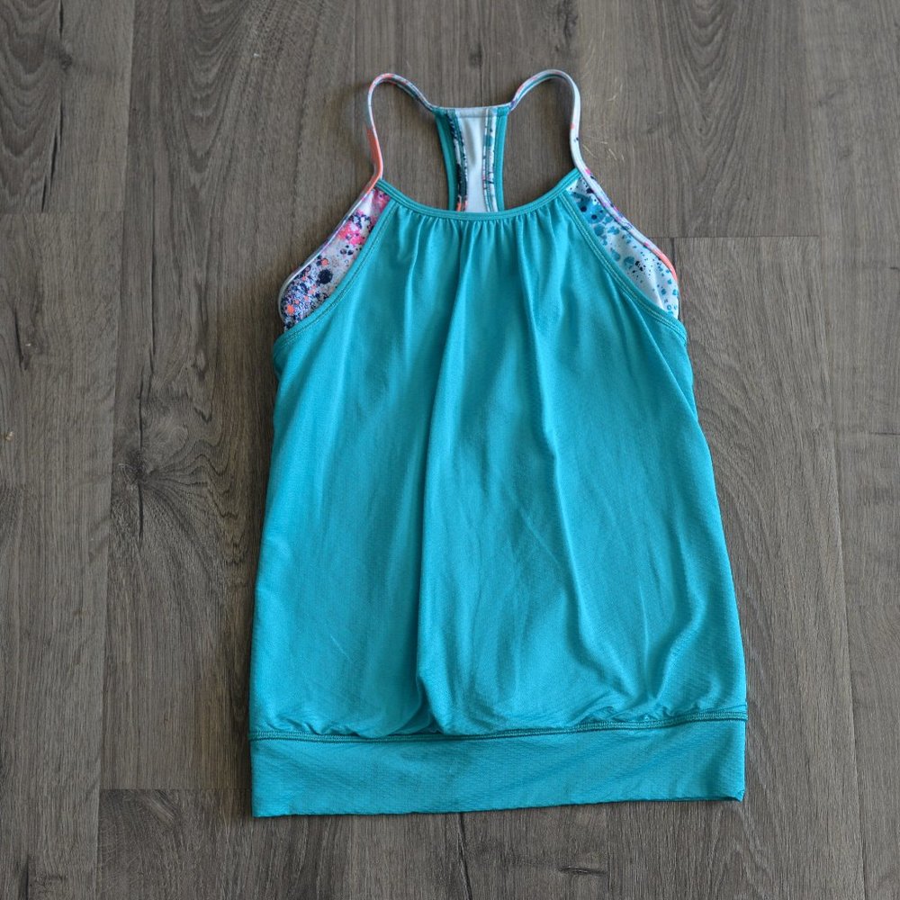 Ivivva girls size 12 double dutch tank top
